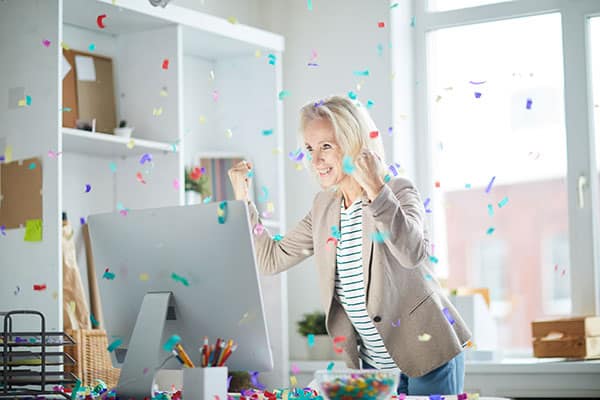 office worker finding more revenue